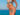 woman in striped bikini standing by the water